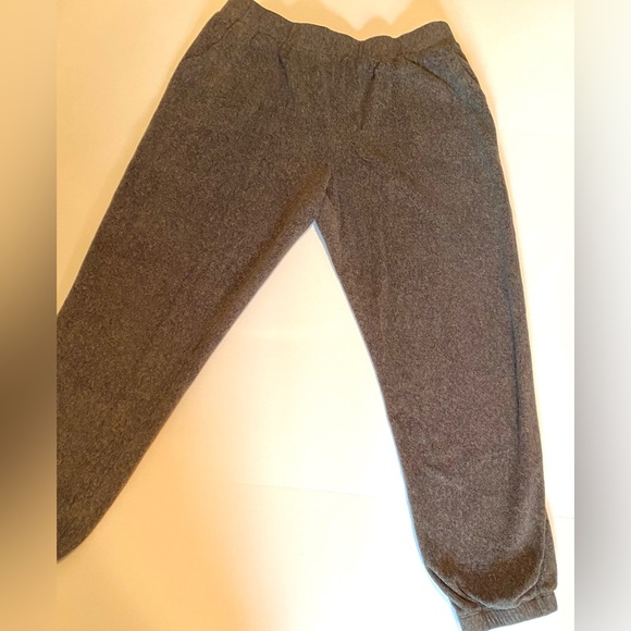 🎁Cuddl Duds Dark Gray Fleece 2 Piece Cozy Pajama Set, Size Large Tall - Picture 7 of 7